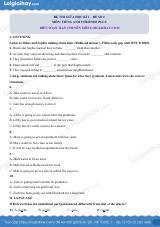 Đề thi giữa kì 1 Tiếng Anh 9 Friends Plus - Đề số 2